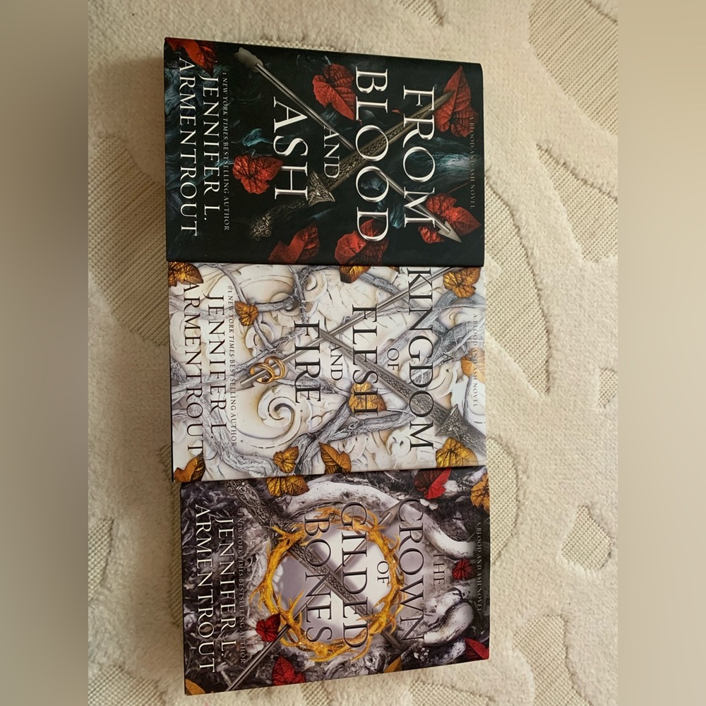 Hardback 1-3 From Blood and Ash series. Jennifer L. Armentrout